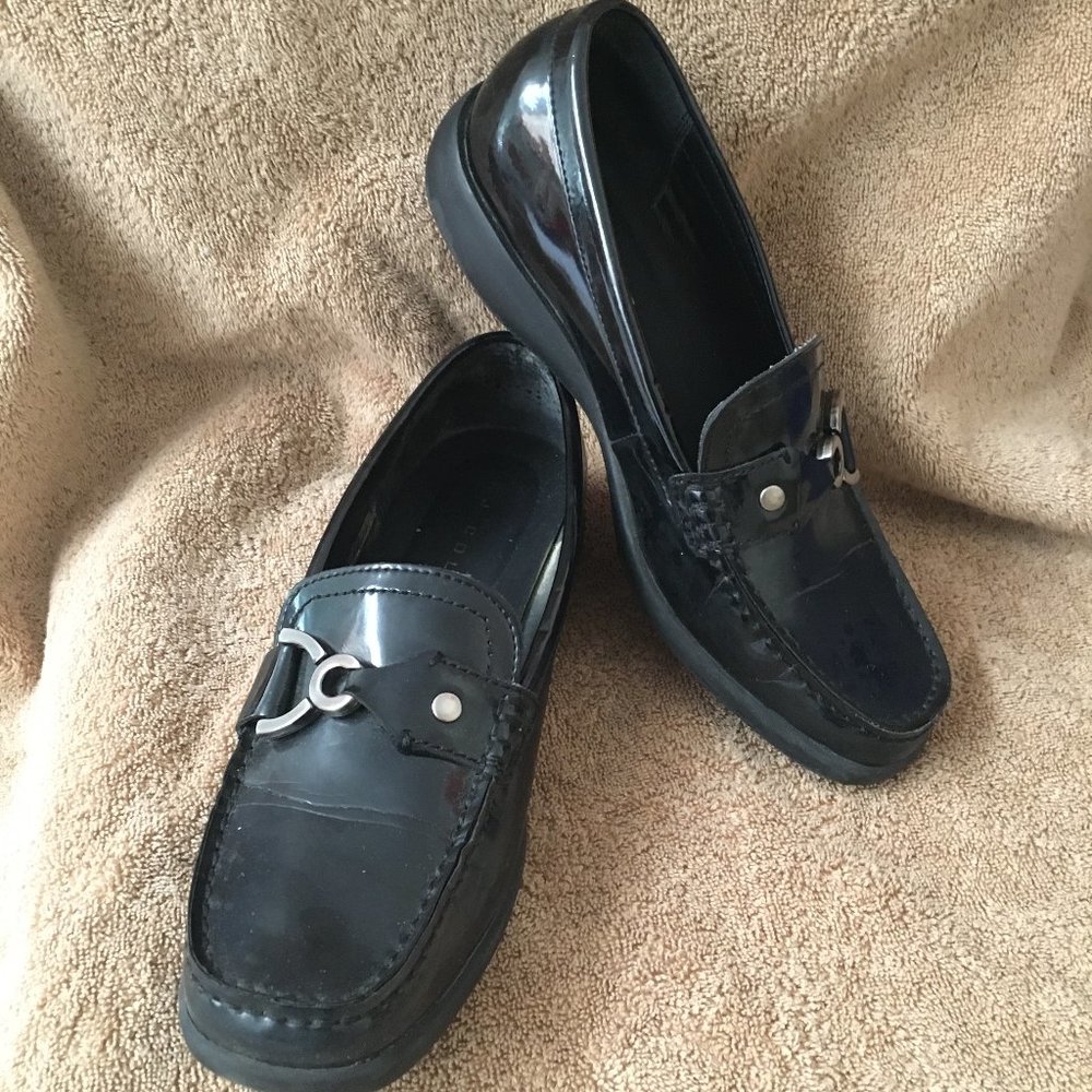 3/$15 Black Loafers